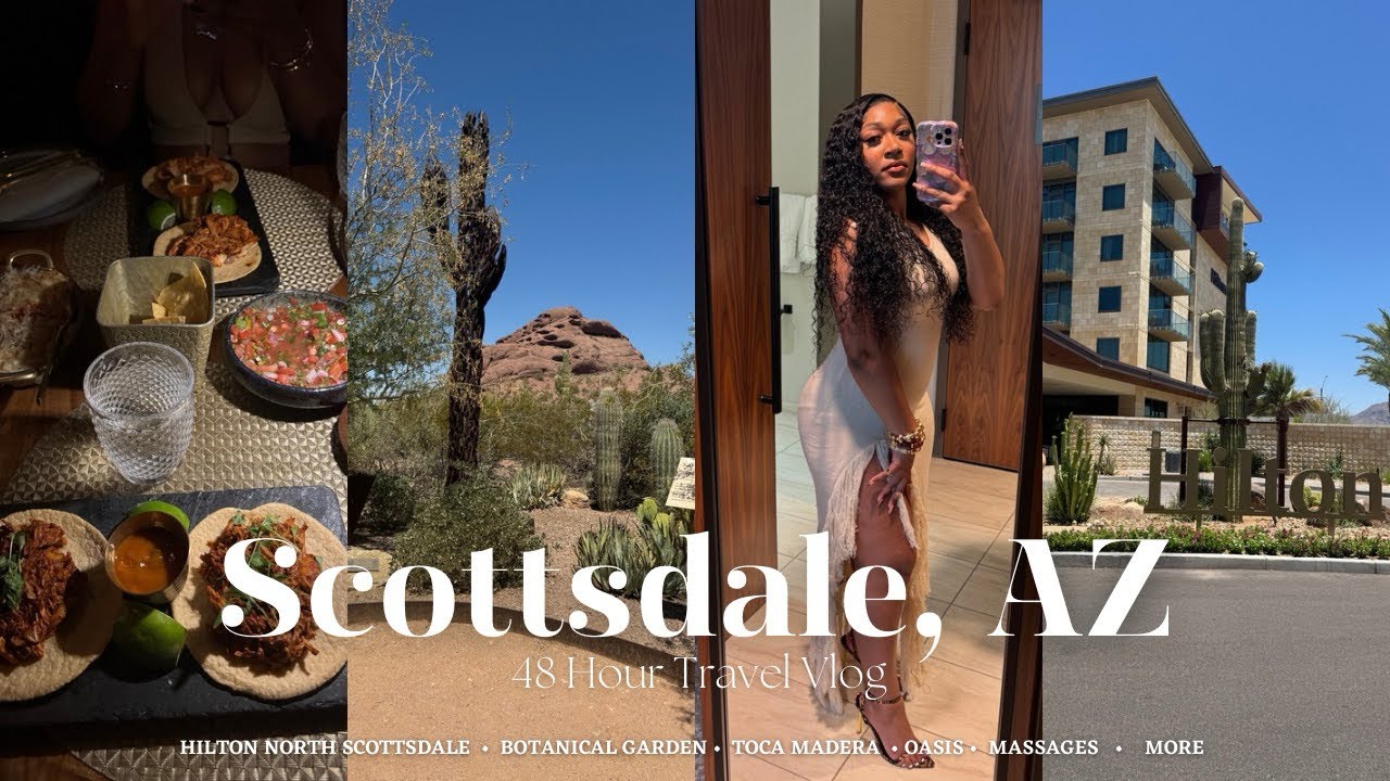 ARIZONA TRAVEL VLOG 🌵| 48hrs in Scottsdale