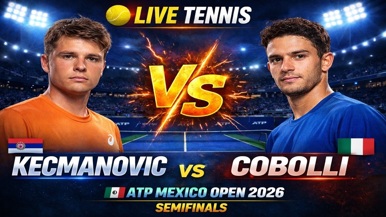 Miomir Kecmanovic vs Flavio Cobolli 🎾LIVE TENNIS ATP MEXICO OPEN 2026 | Semifinals