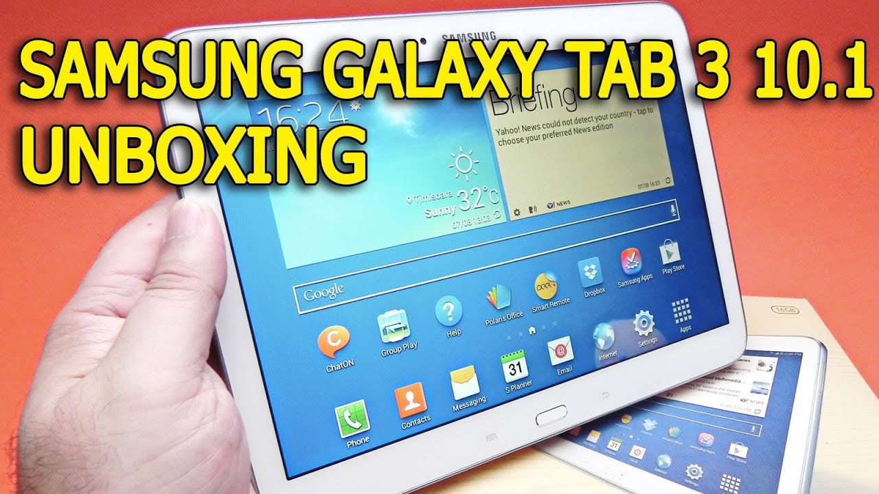 Samsung Galaxy Tab 3 10.1 video unboxing in limba romana - Mobilissimo.ro