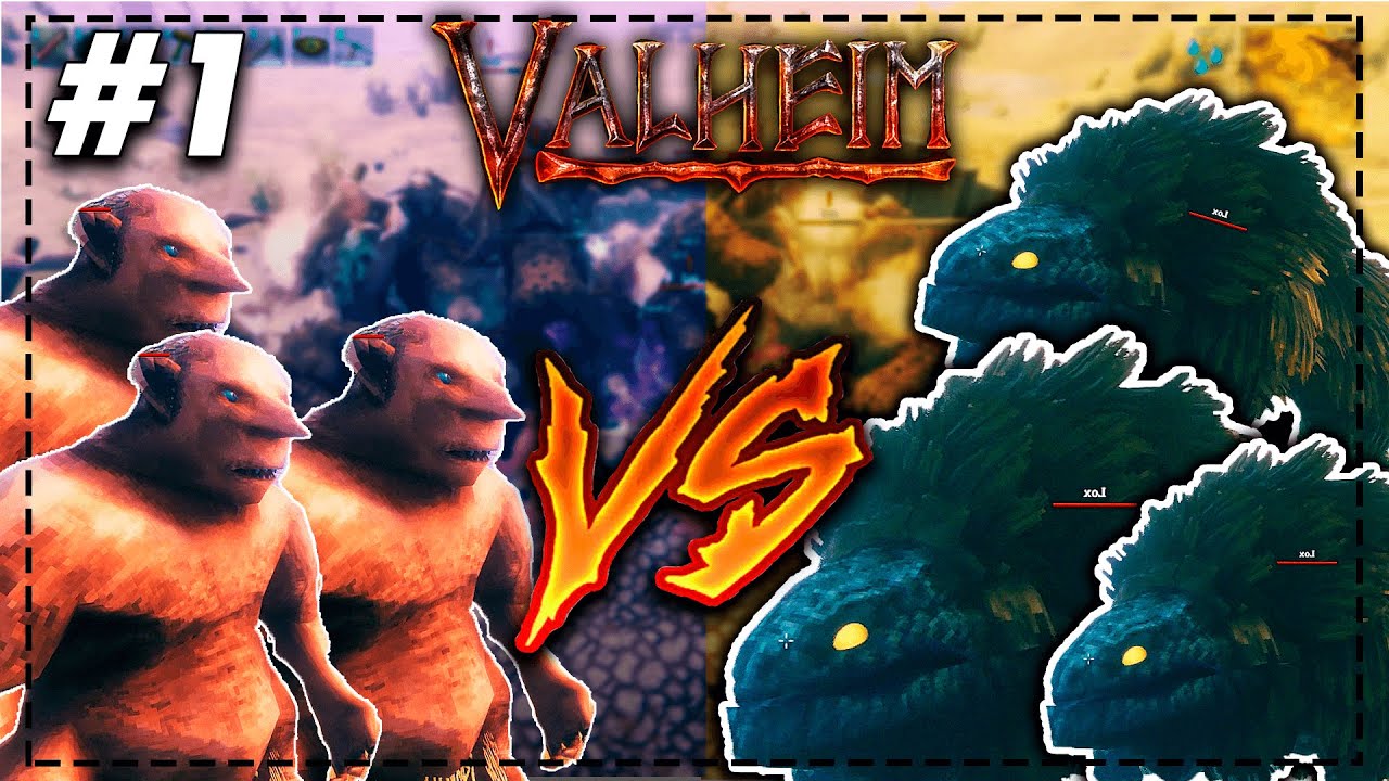 Эпическая битва Valheim - Мобы против мобов