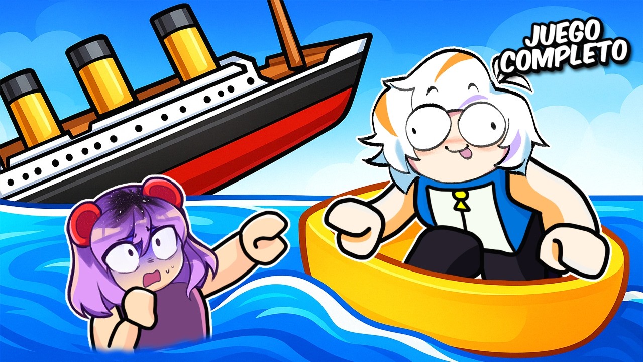 SOBREVIVIENDO A BARCOS HUNDIDOS COMPLETO (SINKING SHIP ROBLOX)