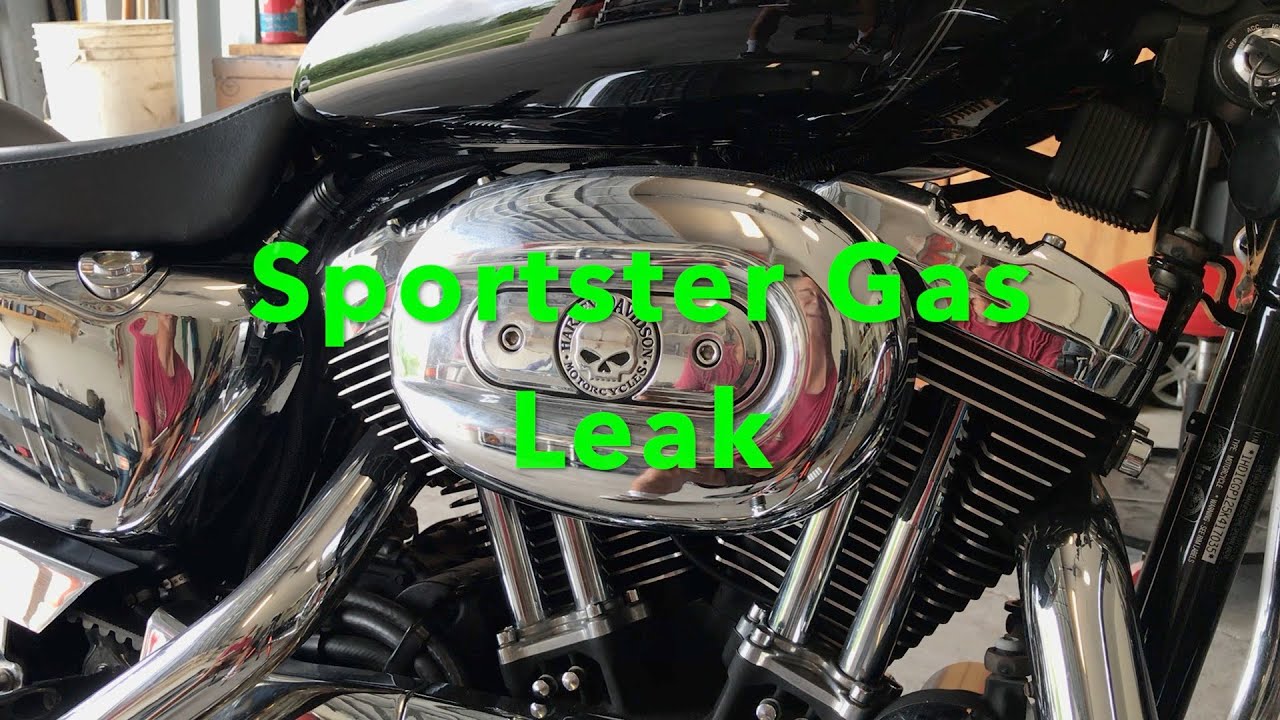 How To Harley Sportster Gas Leak Fix.