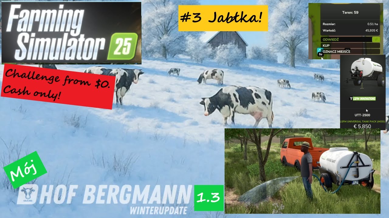 FS25 - Mój Hof Bergmann 1.3 - #3 Jabłka!