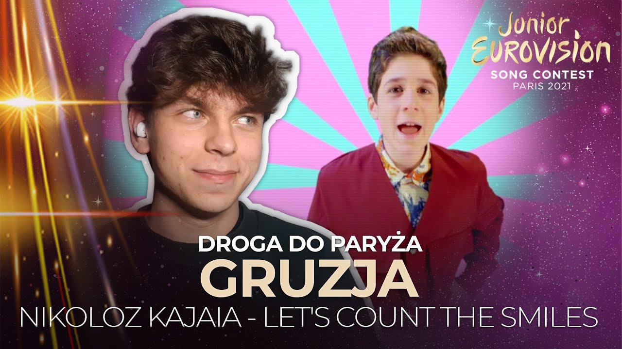 Misja Eurowizja: Droga do Paryża | GRUZJA | NIKOLOZ KAJAIA - Let's Count The Smiles | REAKCJA #15