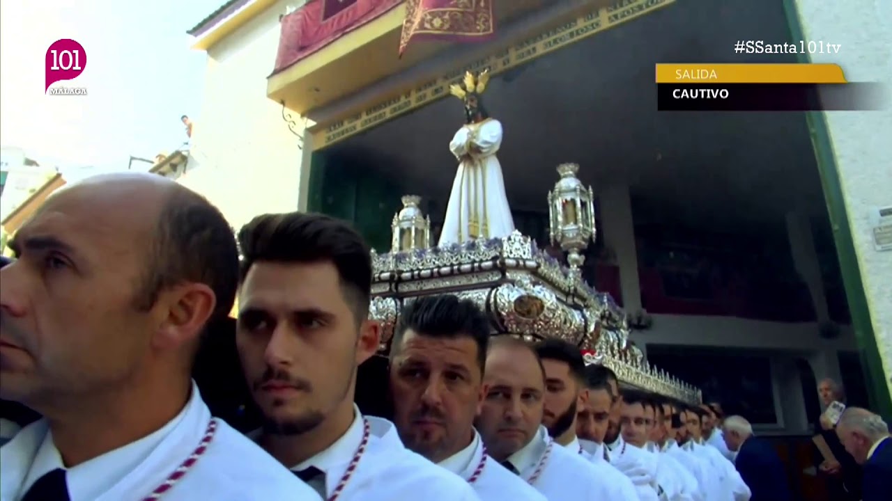 Semana Santa 2019 Málaga | Salida de Nuestro Padre Jesús Cautivo | 101tv