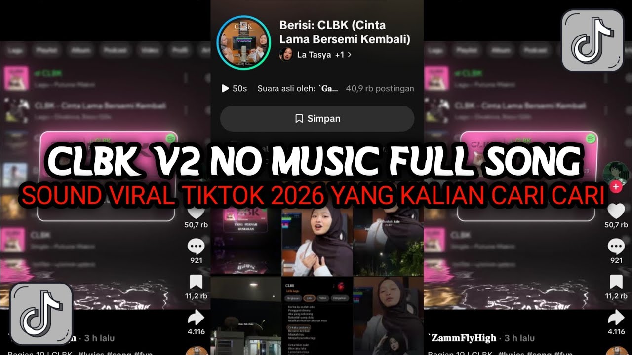 DJ CLBK V2 VERSI NO MUSIC FULL SONG - VIRAL TIKTOK 2026 YANG KALIAN CARI CARI !!