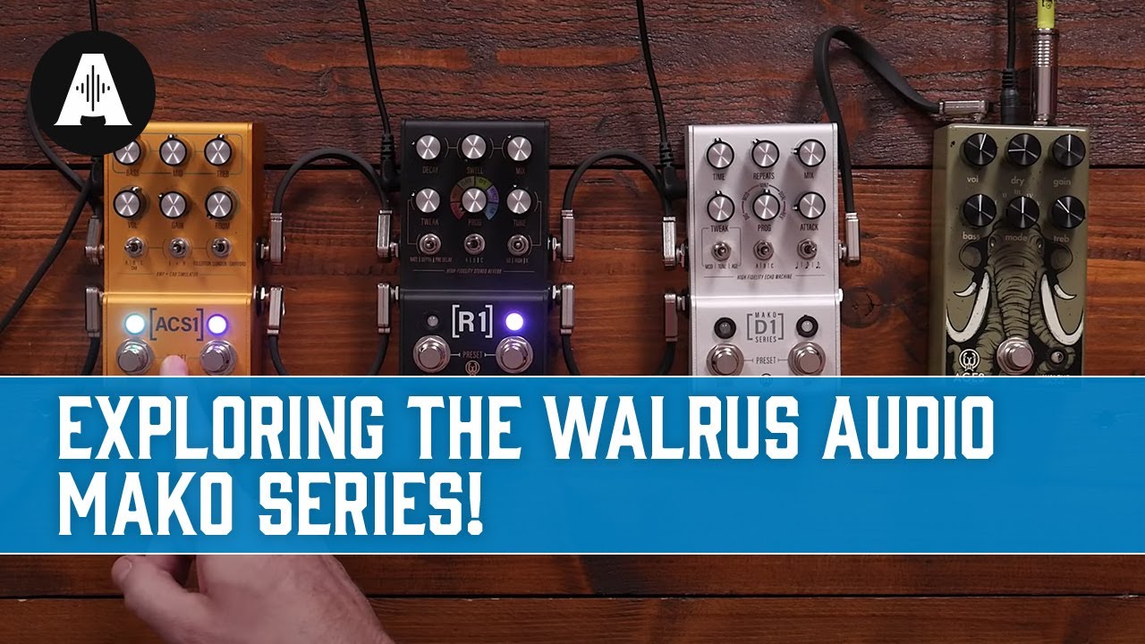 The Walrus Audio Mako Series - Versatile, Programmable MIDI Pedals!