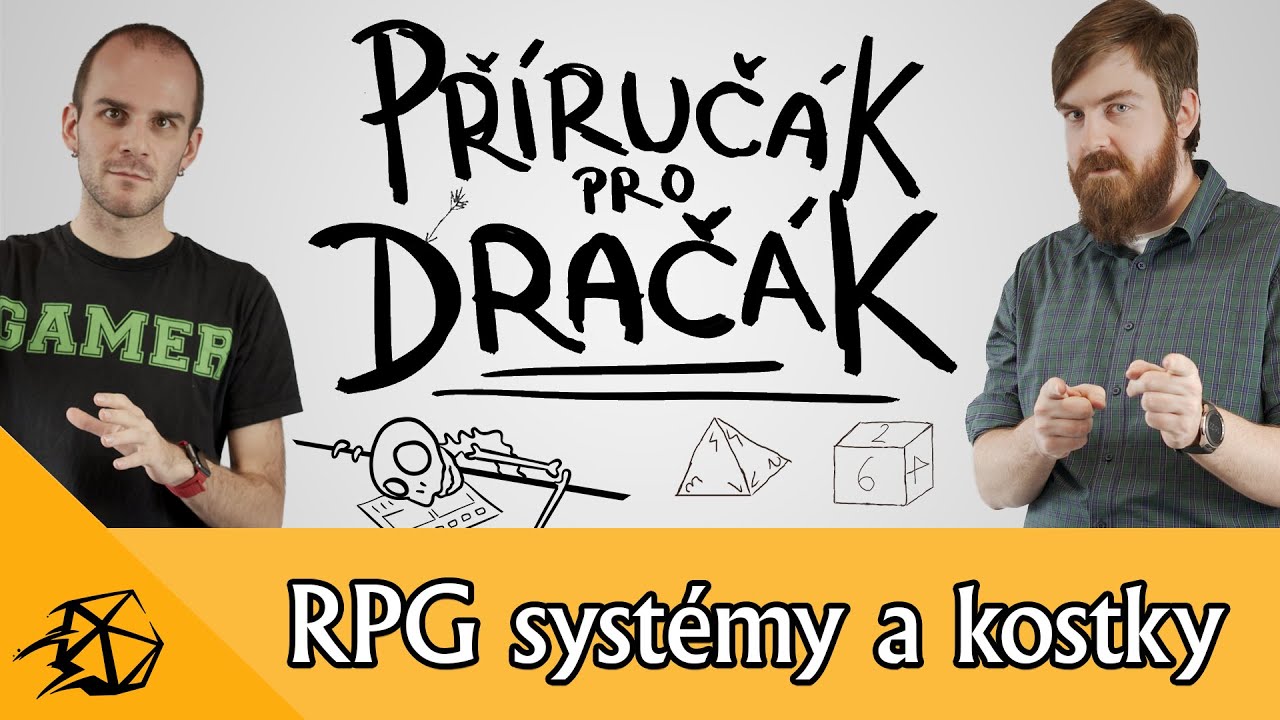 Druhy RPG syst&eacute;mu a jak funguje h&aacute;zen&iacute; kostkou - Přiruč&aacute;k pro Drač&aacute;k 1s02