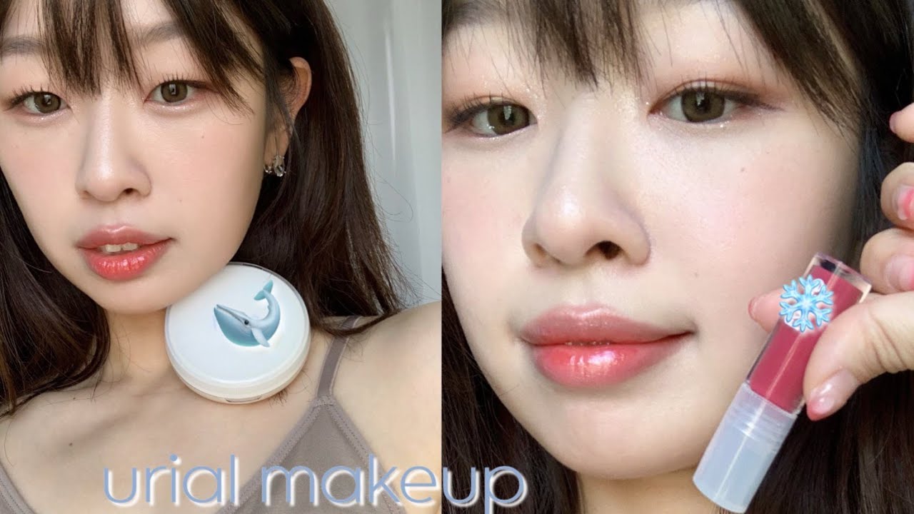 청초해보이는💧유리알 광택 메이크업 (요즘 페이보릿 아이템들로! / 미출시 마켓예정 제품들 슾오!!🐳)