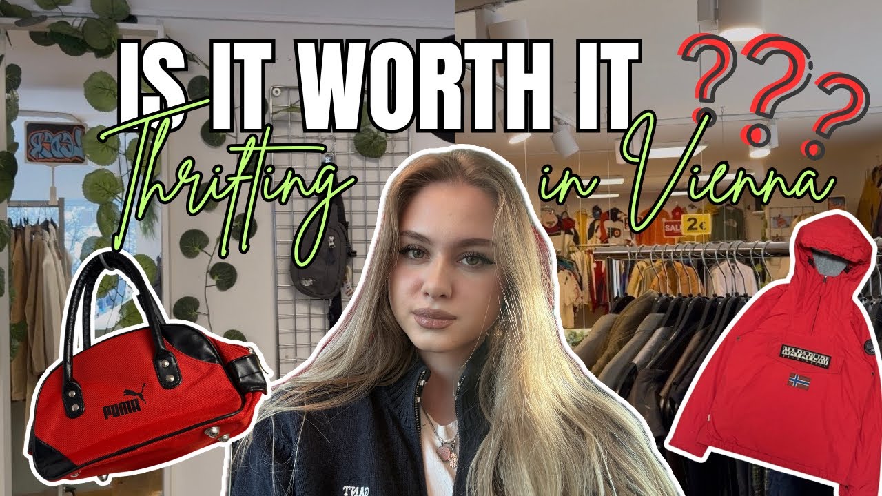 IS VIENNA ACTUALLY GOOD FOR THRIFTING? 🇦🇹✨| Thrifting Vlog