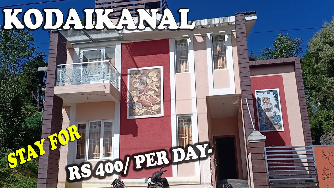Kodaikanal // Stay in kodaikanal || Rs 400/- only  || Budget Cottage || Rooms ||