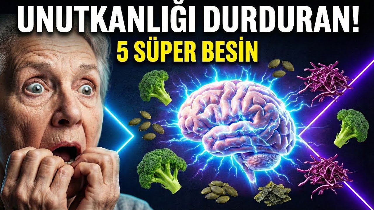 Unutkanlığa SON! Bilimsel Olarak Kanıtlanmış 5 Mucize Yiyecek