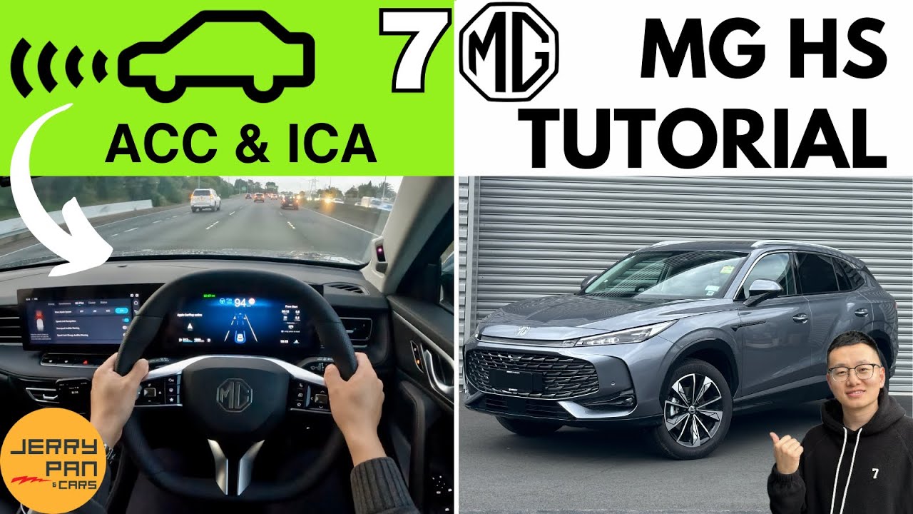 📗NEW MG HS Tutorial - 7. ACC & ICA Cruise Control - POV Demonstration