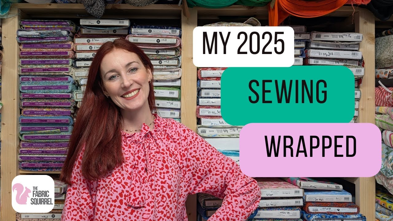 My 2025 Sewing Year in Review ✂️ Favourite Makes & Best-Selling Fabrics