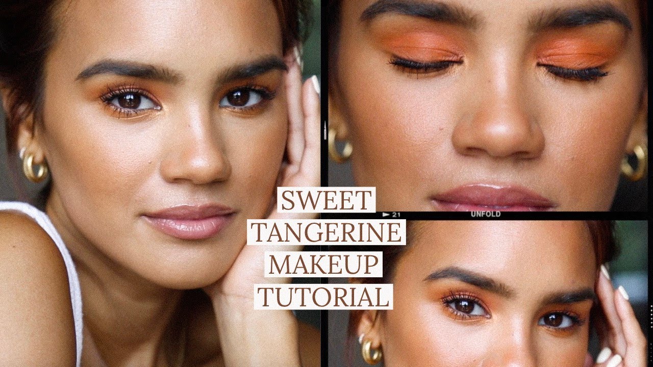 Summer Tangerine Makeup Tutorial | Dacey Cash