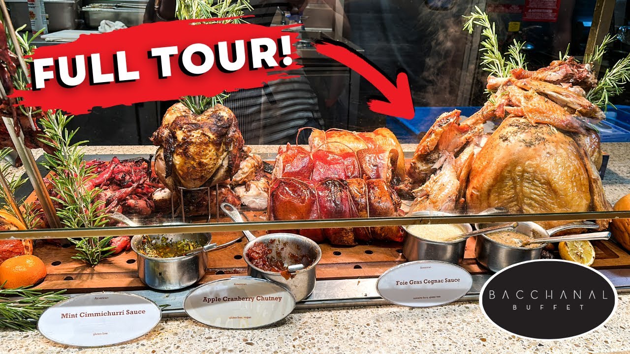 NEW! Entire Bacchanal Buffet Walk-Though Tour in Las Vegas