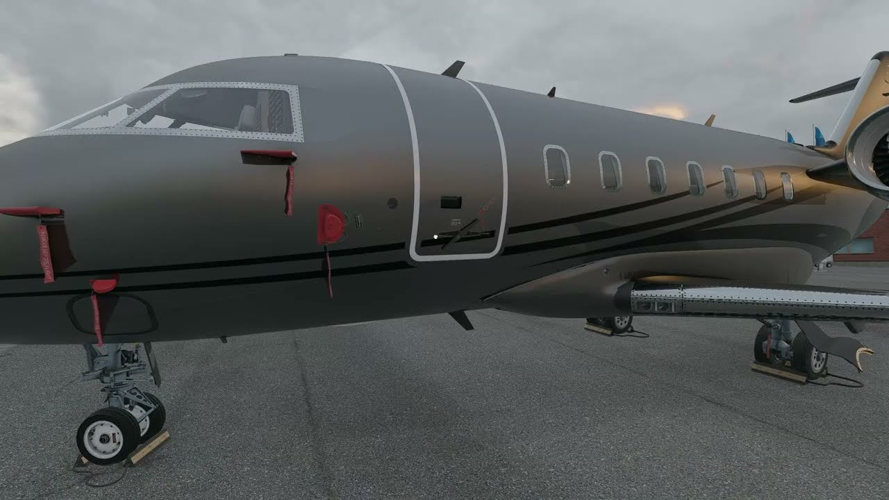 X-PLANE 12.3.3 - Hot Start Challenger 650 - At Sandnessjøen ...fault!!!!