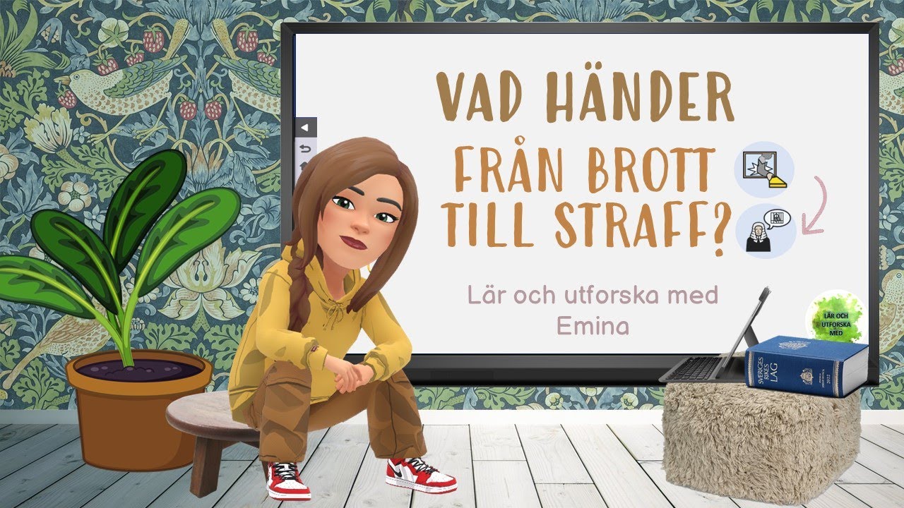 Fr&aring;n ett brott till ett straff 👮🏽&zwj;♀️ - L&auml;r och utforska med Emina