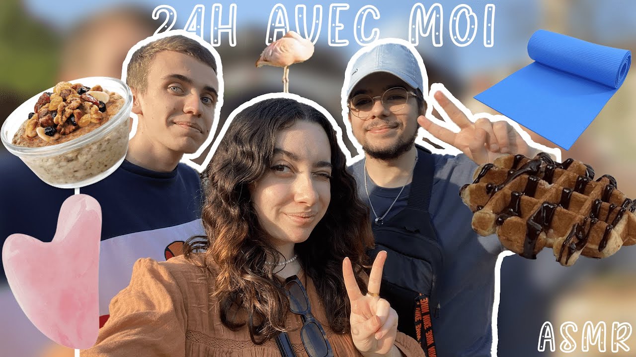 🌙 ASMR FRANÇAIS : 24H AVEC MOI 🙋🏻‍♀️ (soleil,good vibes,Max)#asmr #asmrfrançais #asmrfr #vlogasmr