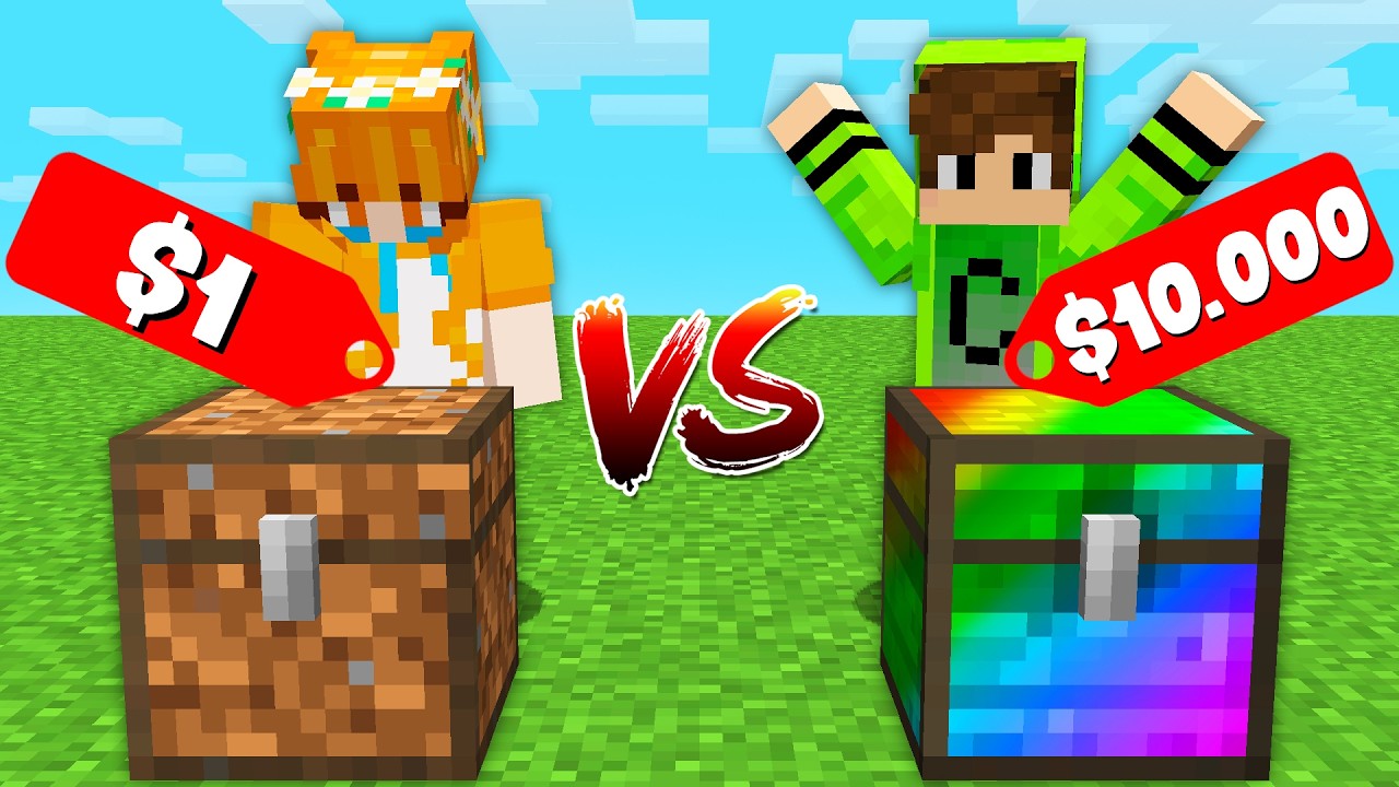 Сундук богача против сундука бедняка в Minecraft