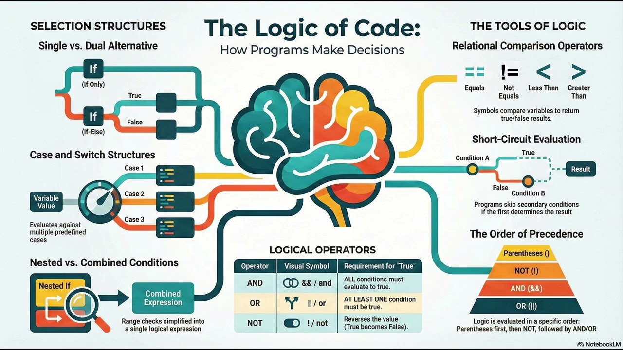 Intro to Programming Chapter 4 - The Logic of Code: How Programs Make Decisions