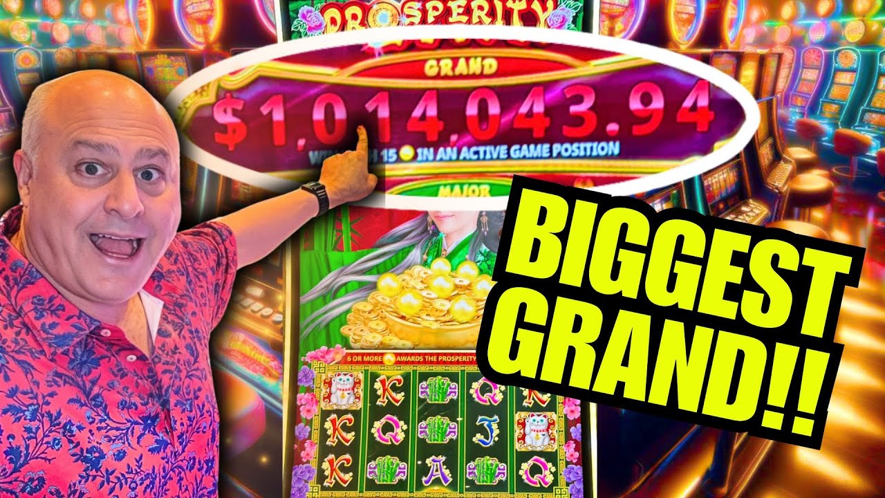 ONLY IN VEGAS... $1,000,000 GRAND JACKPOT PROSPERITY LINK!