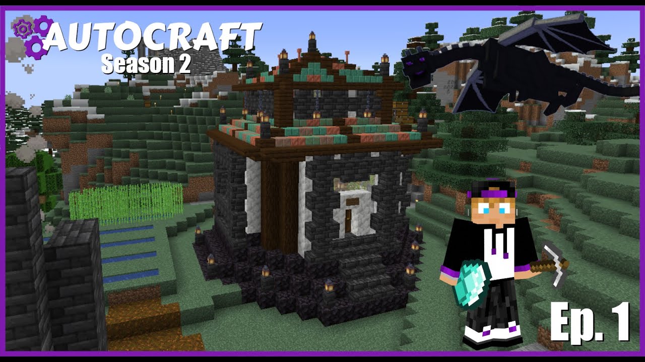 AutoCraft Season 2 Ep 1! WE BEAT THE DRAGON?!