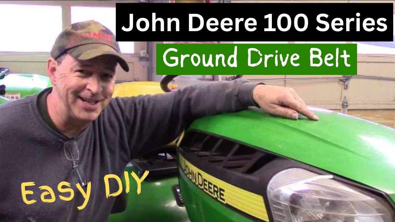 Как заменить приводной ремень на газонокосилках John Deere серии 100 — пошаговая инструкция своим...