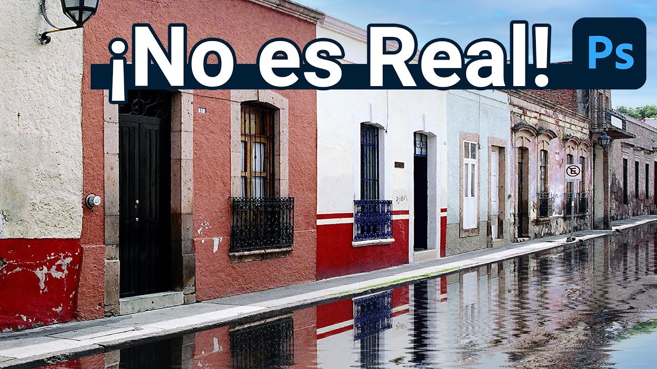 ¡Este Río NO ES REAL! 🙀 Así puedes hacerlo con Photoshop