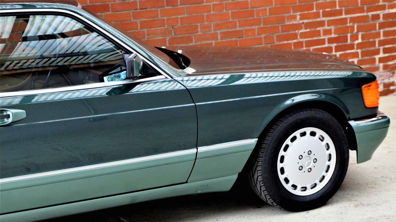 C126 Mercedes-Benz 560 SEC the best coupe S-class, 1987