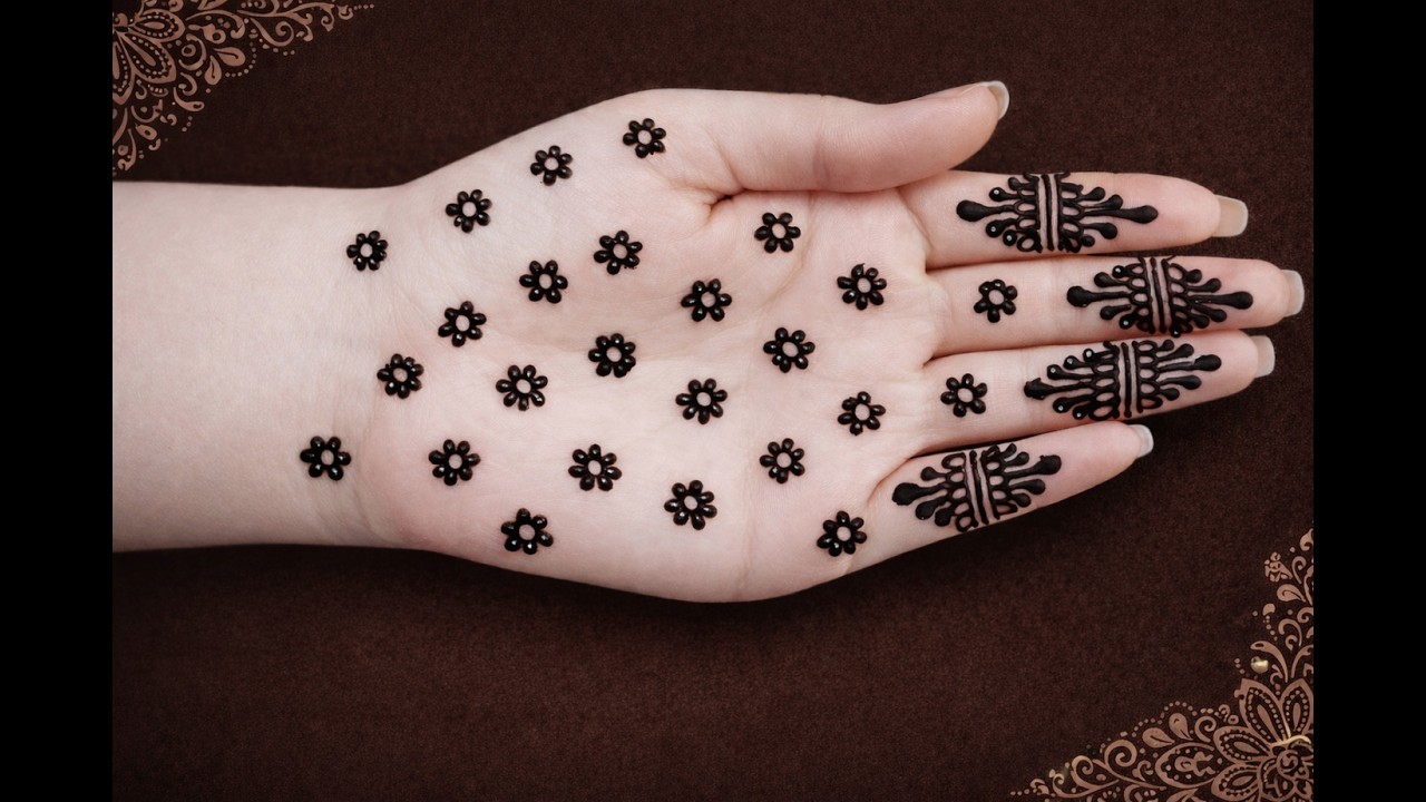 Simple eid mehndi designs