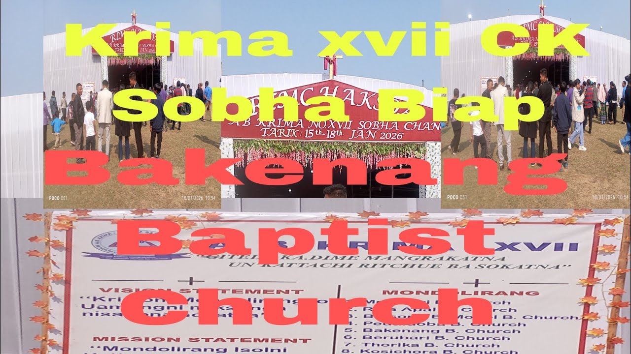 A.B Krima no XVII CK Sobha biap Bakenang Baptist Church Robibal sal 18-01-2026.