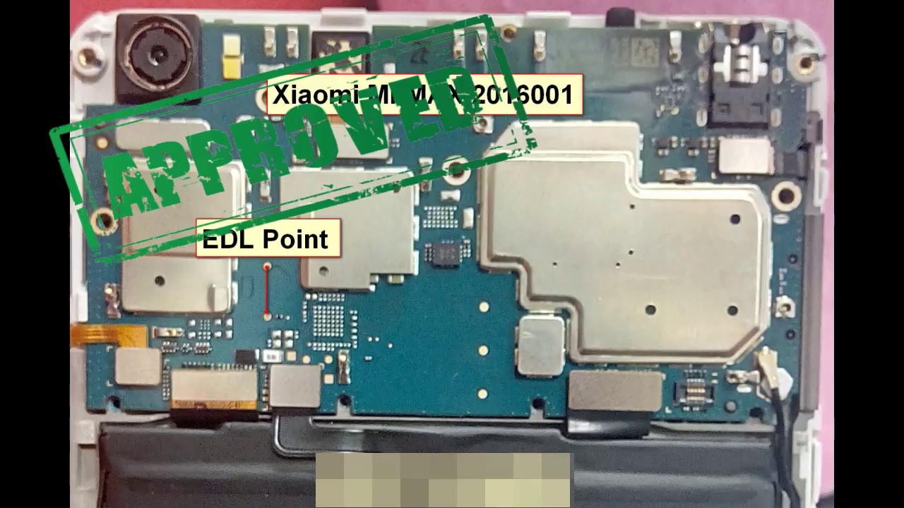 Xiaomi Mi Max  EDL Test Point Solution