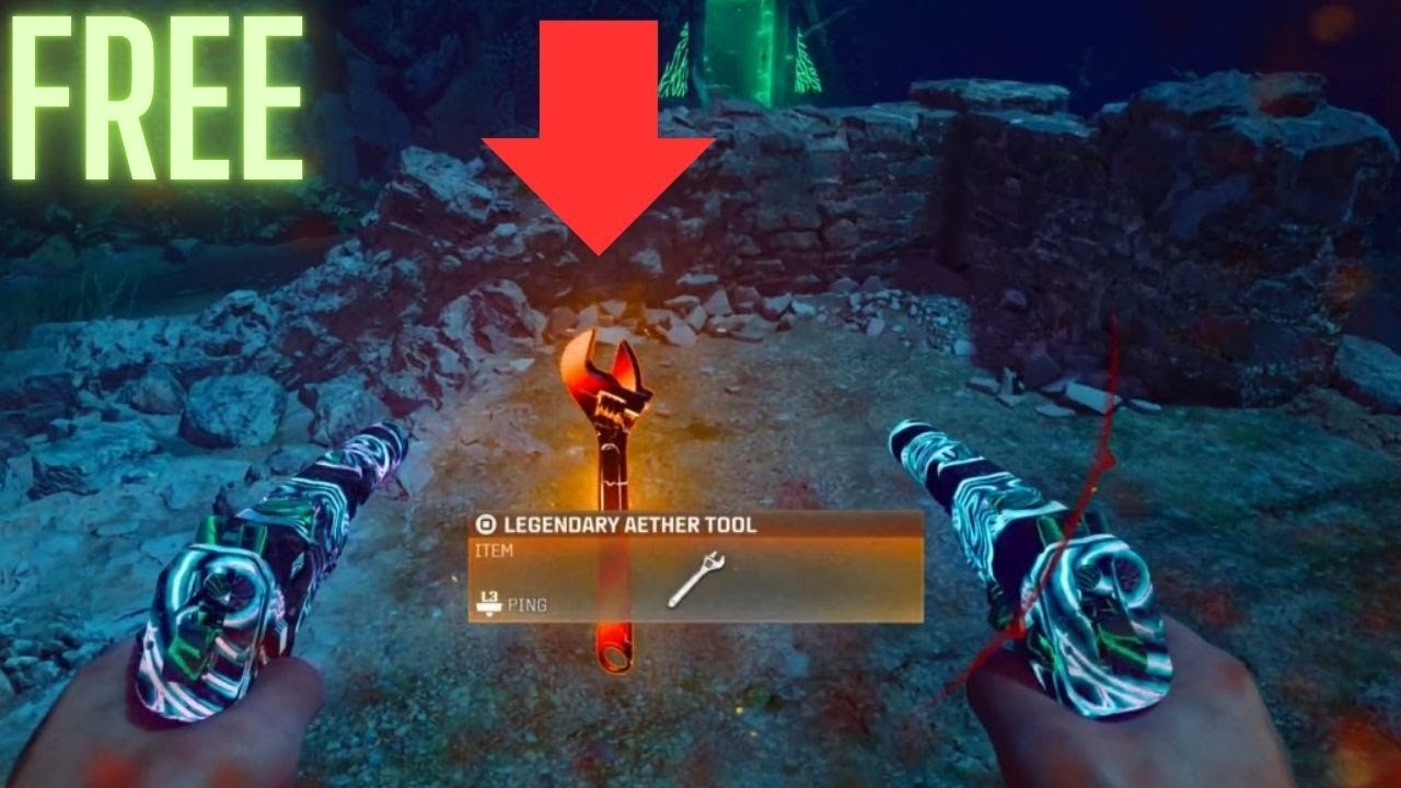 THE TOMB FREE AETHER TOOL EASTER EGG (BO6 ZOMBIES)