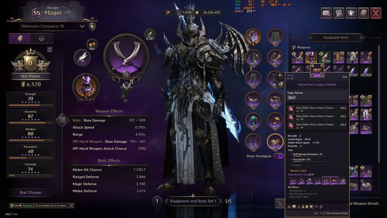 Throne and Liberty | GS/Dagger | 344k crit | Gate of Infinity: Lightning Jump Attacker in 2sec