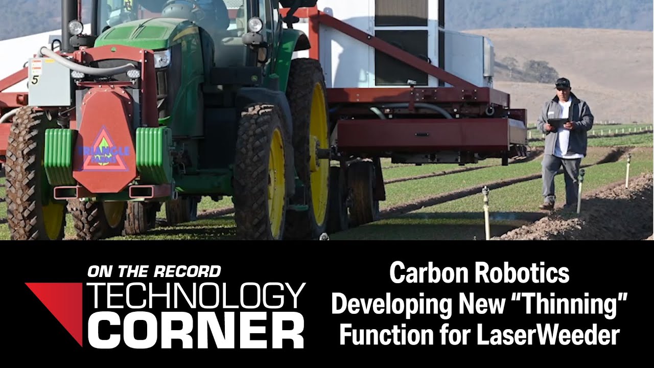 Carbon Robotics Developing New “Thinning” Function for LaserWeeder