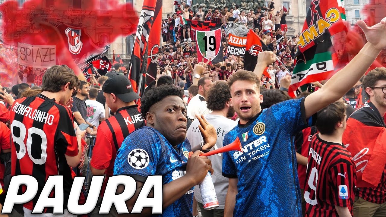 INTERISTI alla festa SCUDETTO del MILAN!! *CI PICCHIANO?*