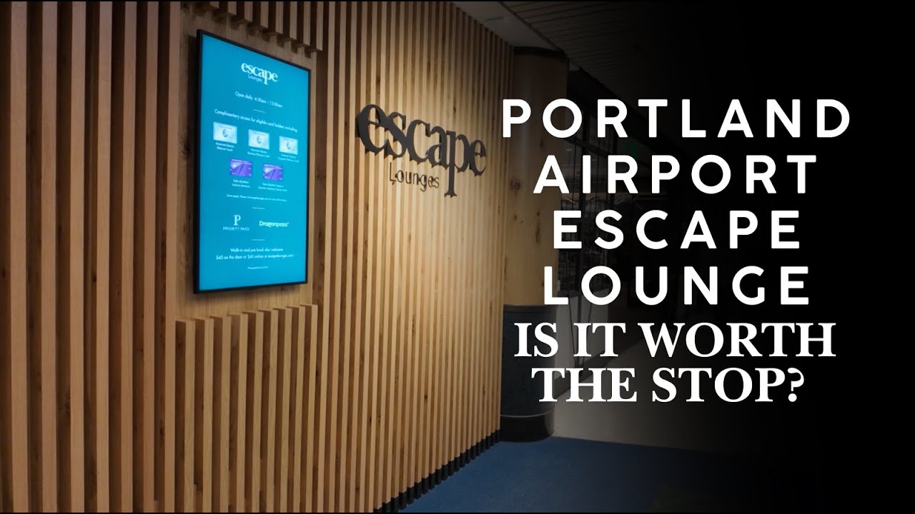 Portland's Escape Lounge: A Luxurious Haven for Airport Travelers