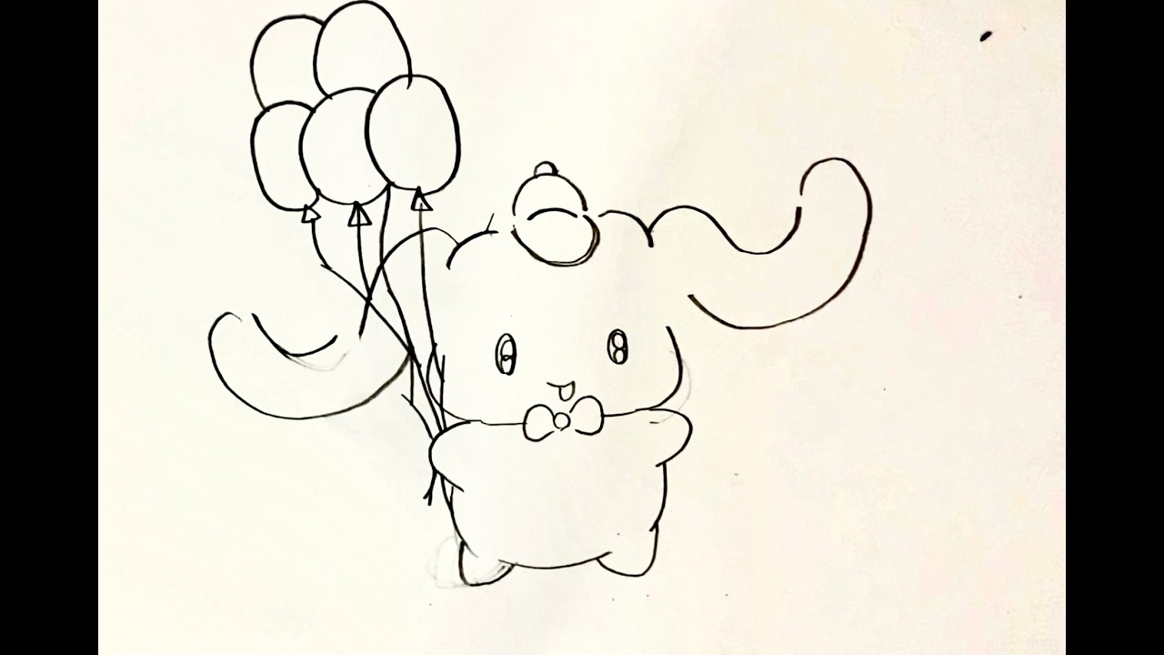 How to draw easy Cinnamoroll