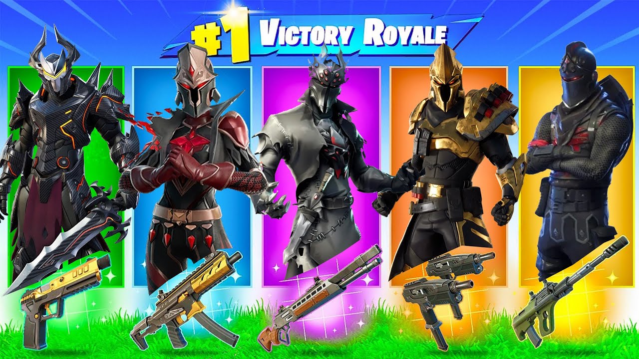 Die *ZUFÄLLIGE* SCHWARZER RITTER SKIN Challenge in Fortnite!