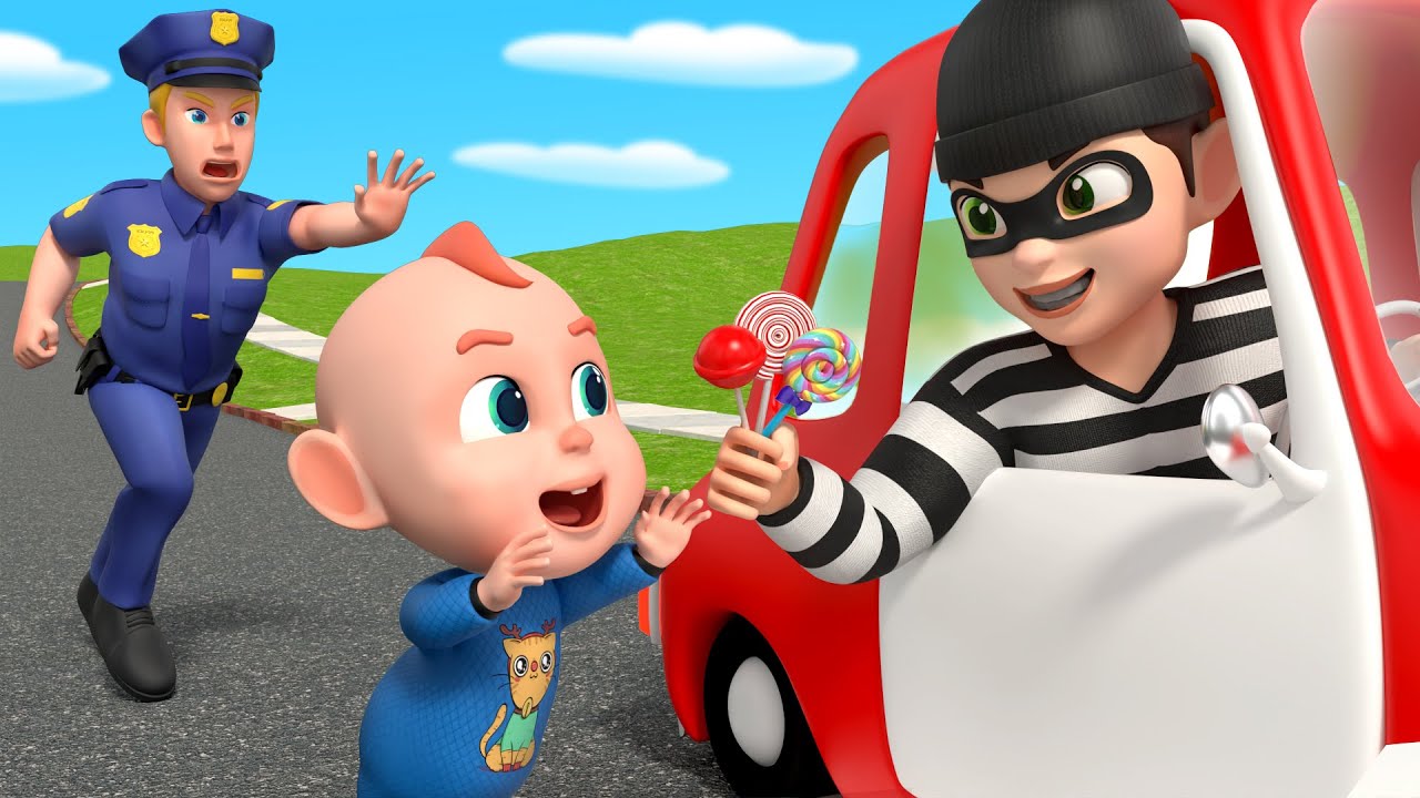 Stranger Danger Song &ndash; Be Careful! | Police Officer Song | Nursery Rhymes & Kids Song