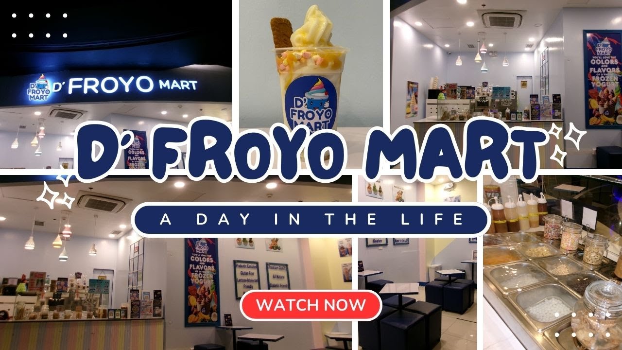 Watch This Before Starting a Frozen Yogurt Business | A Day in the Life at D Froyo Mart✨