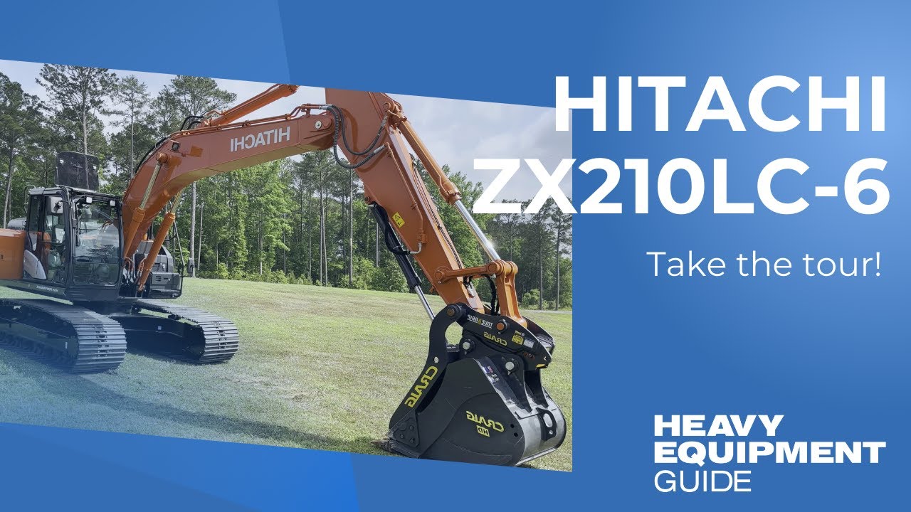 Tour the new Hitachi ZX210LC-6 HP excavator
