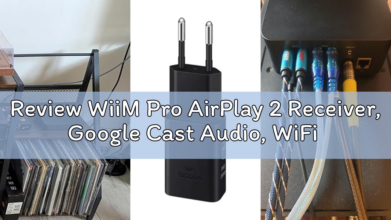 Review WiiM Pro AirPlay 2 Receiver, Google Cast Audio, WiFi Multiroom Streamer, Compatible with Alex