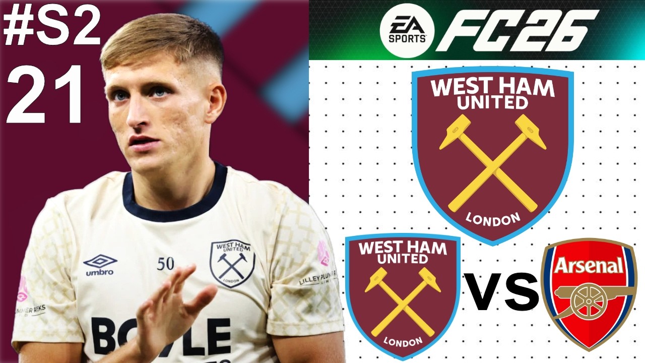 EA FC 26 West Ham United Road to Glory Career Mode Season 2 Episode 21 No Commentary