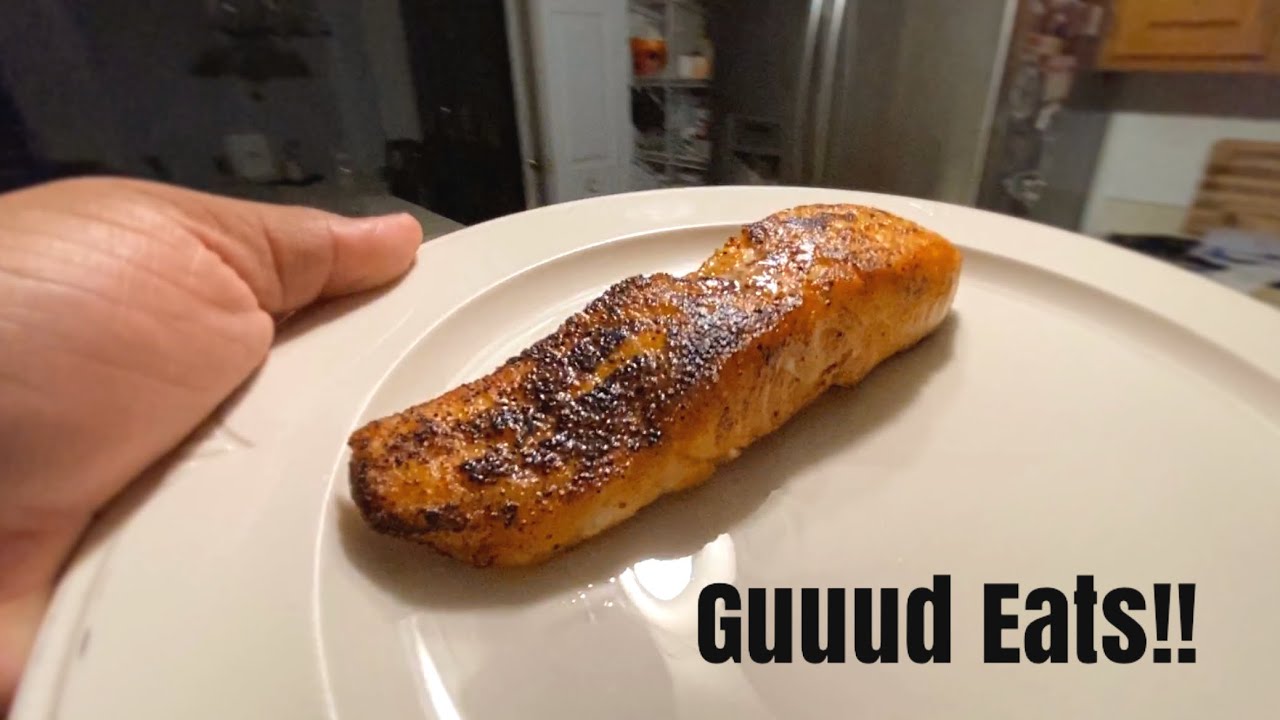 i made salmon ON THE STOVE!