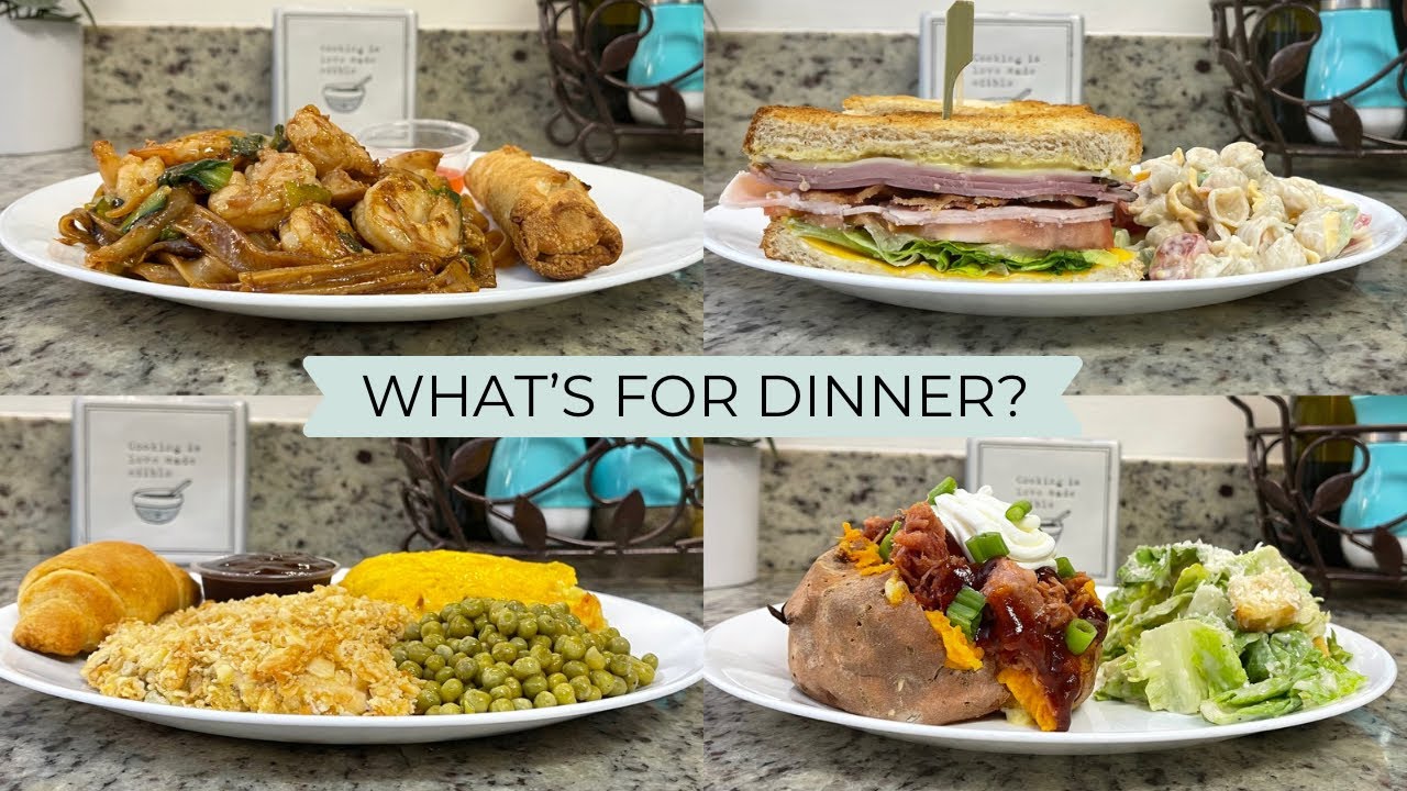 WHAT’S FOR DINNER? | EASY & BUDGET FRIENDLY | REALISTIC WEEKNIGHT MEALS | DINNER INSPIRATION