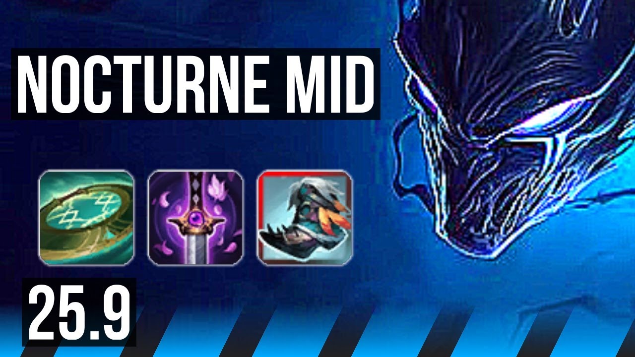 NOCTURNE vs EZREAL (MID) | 15/2/10, Legendary | EUW Diamond | 25.9