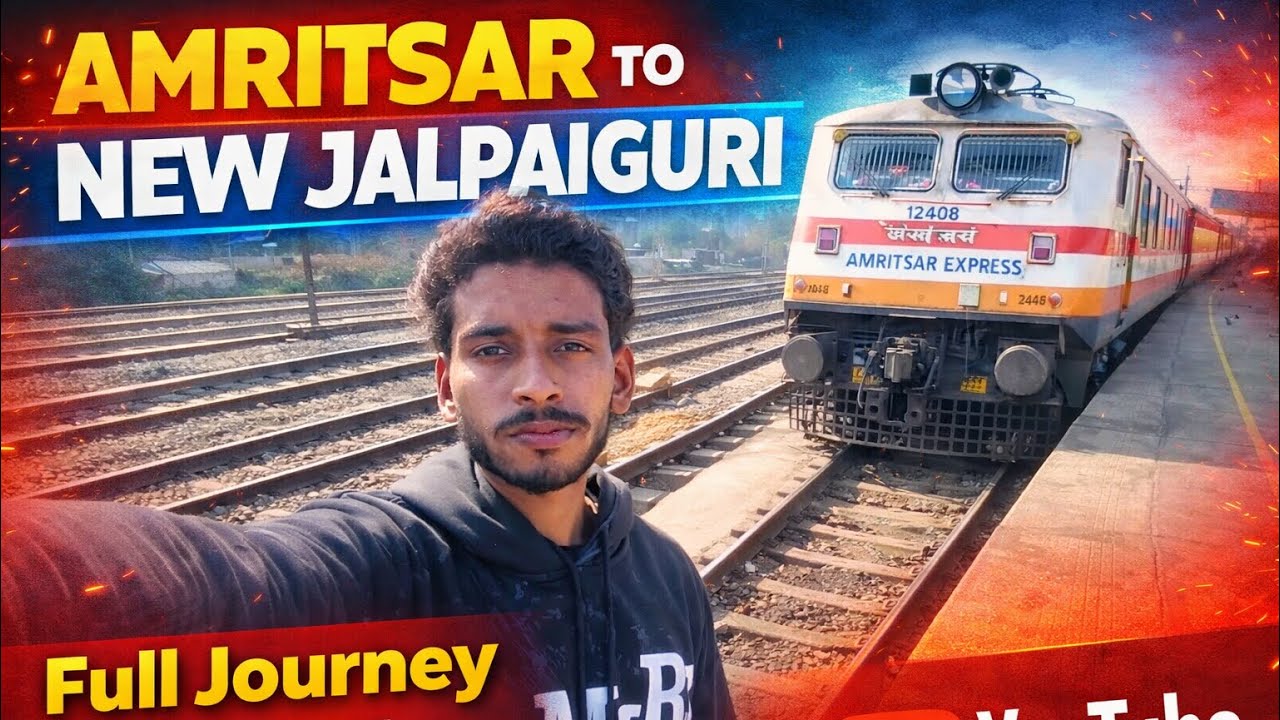 12408 Amritsar – New Jalpaiguri Karmabhoomi Express.  | Amritsar to ￼ Howrah