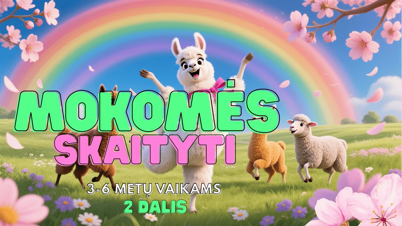 Mokomės skaityti I Trumpi žodžiai vaikams 3-6 metų 2 DALYS